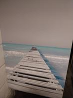 Cadre mer turquoise, Enlèvement, Comme neuf, Moins de 50 cm, 75 cm ou plus