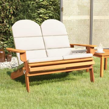 Tuinbank Adirondack met kussens 126 cm beschikbaar voor biedingen