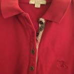 Polo femme Burberry, taille M, Gedragen, Rood, Ophalen, Maat 38/40 (M)