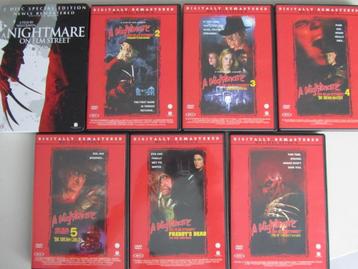 7 DVDS A NIGHTMARE ON ELMSTREET (all 7 movies!)