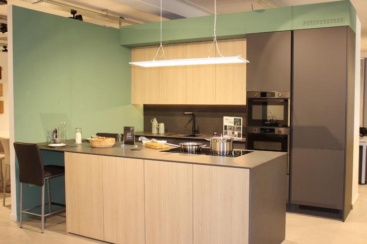 Keuken greeploos zwart mat, Huis en Inrichting, Kasten | Overige, Nieuw, Ophalen