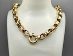 Gouden vintage jasseron schakel collier. 2025/216. 60.6 Gram, Ophalen of Verzenden, Goud, Goud