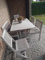 Tuinset hardhout, Ophalen, Hardhout, Zo goed als nieuw, Bank
