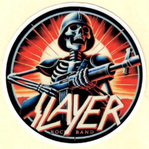 Slayer sticker #2, Verzamelen, Muziek, Artiesten en Beroemdheden, Nieuw, Verzenden