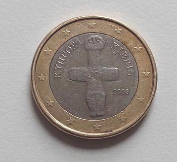 Euro Cyprus + heel veel 2 euro munten, Ophalen of Verzenden, Cyprus, 1 euro, Losse munt