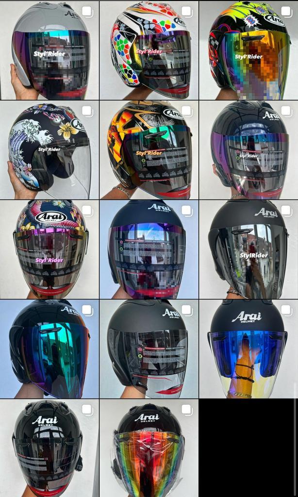 CASQUE ARAI HELMET MOTO SCOOTER, Motoren, Kleding | Motorhelmen, S, Arai, Ophalen