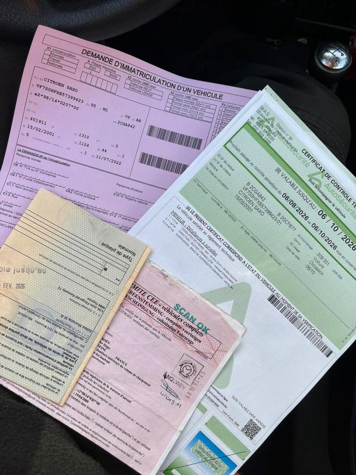 Citroën saxo 1.1 benzine 2001 klaar voor registratie, Auto's, Citroën, Particulier, Saxo, Ophalen