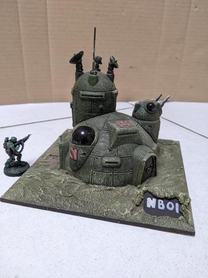 Fantasy Forge Science-Fiction gebouw nr. NBO 01 Command Dome, Hobby en Vrije tijd, Modelbouw | Figuren en Diorama's, Gebruikt