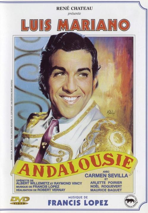 Andalousie (René Château), Cd's en Dvd's, Dvd's | Komedie, Zo goed als nieuw, Romantische komedie, Alle leeftijden, Verzenden