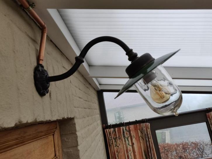 Originele Franse stallamp - hoevelamp - koerlamp, Huis en Inrichting, Woonaccessoires | Overige, Nieuw, Ophalen of Verzenden