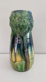 Art Nouveau vaas van Charles Maes - Vlaams aardewerk 1910's, Ophalen of Verzenden