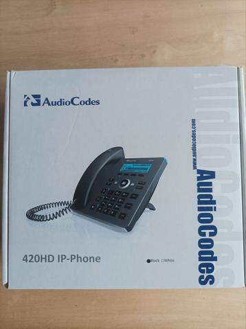 AudioCodes 420HD IP-telefoon gloednieuw beschikbaar voor biedingen