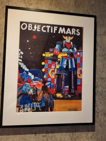 Kuifje kader "Objectif Mars" beschikbaar voor biedingen