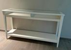 witte sidetable, Huis en Inrichting, Ophalen, 100 tot 150 cm, Eikenhout, Zo goed als nieuw