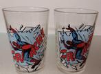 lot de 2 verres à moutarde SPIDERMAN 1980, Collections, Enlèvement ou Envoi, Comme neuf, Autres types