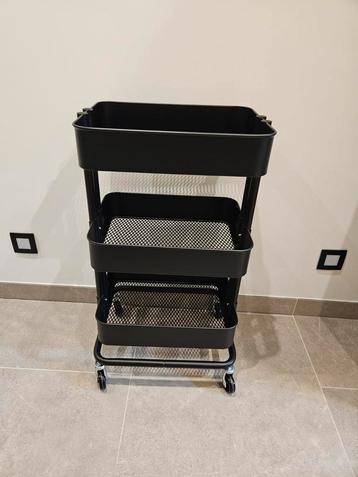 Ikea Raskog roltafel zwart