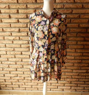 (52) -robe femme t.L colorée - zara - beschikbaar voor biedingen