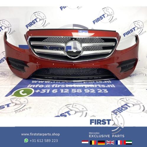 W213 E Klasse 2016-2020 AMG VOORBUMPER COMPLEET ROOD ORIGINE, Auto-onderdelen, Carrosserie, Bumper, Mercedes-Benz, Voor, Gebruikt