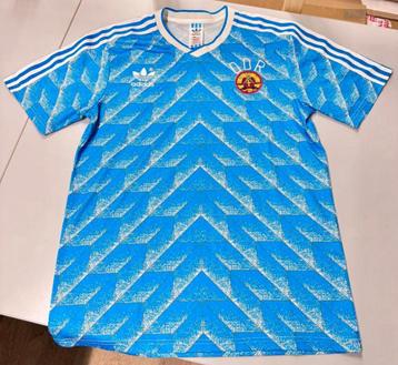 Men’s Adidas East Germany DDR GDR Voetbalshirt L uitshirt beschikbaar voor biedingen