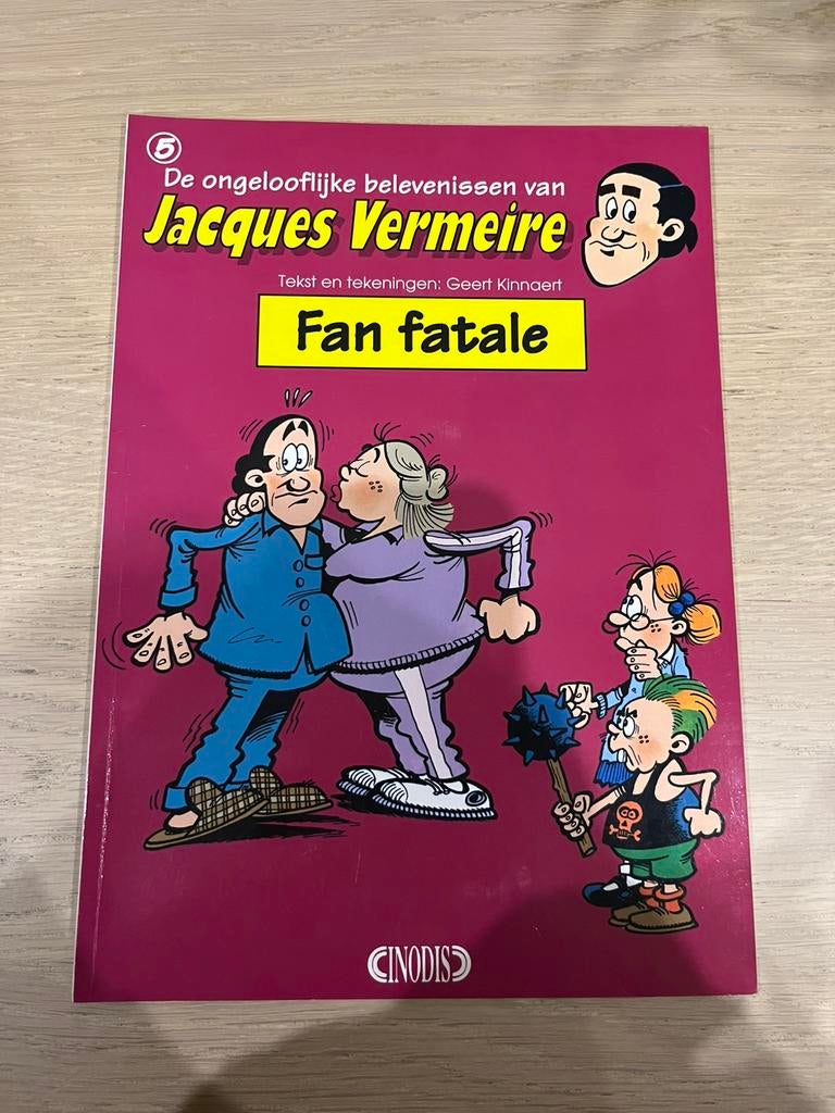 Jacques Vermeire - 5 - Fan fatale, Eén stripboek, Ophalen of Verzenden