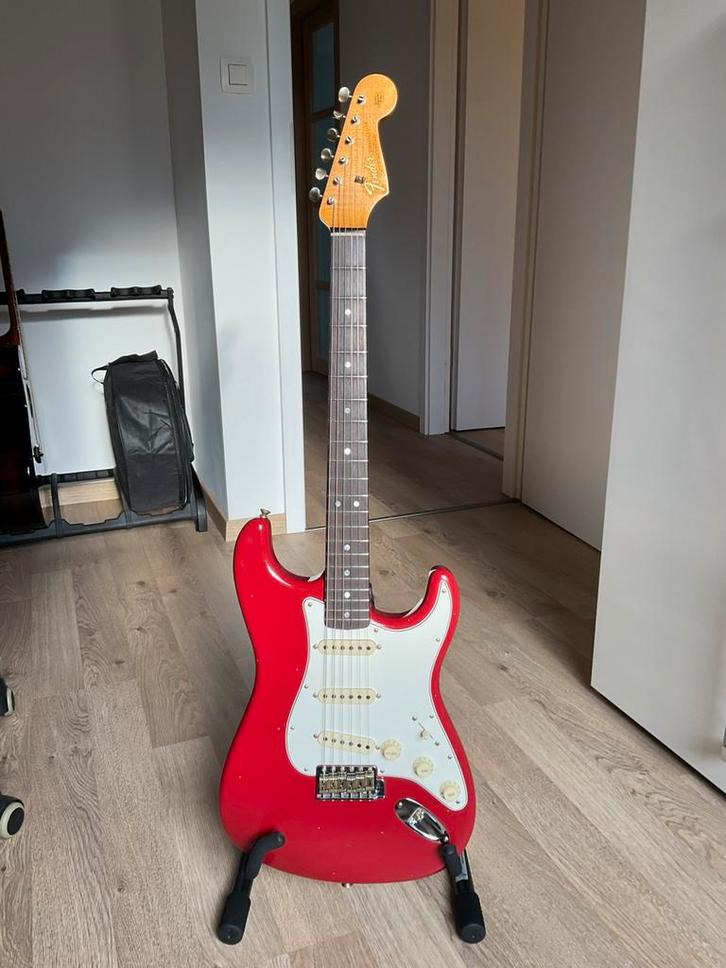 Fender custom strat fat 64, Musique & Instruments, Instruments à corde | Guitares | Électriques, Comme neuf, Fender, Enlèvement