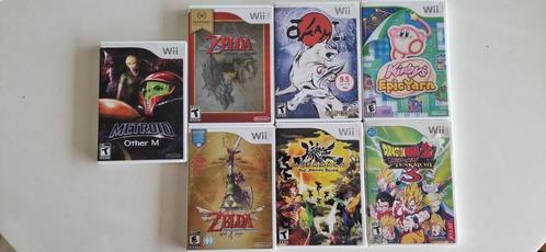 Lot de 7 jeu pour console WII (version americaine NTSC-US), Games en Spelcomputers, Spelcomputers | Nintendo Wii, Gebruikt, Ophalen of Verzenden
