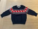 Donkerblauwe gebreide trui met print van H&M (Maat 92 / 2jr), Trui of Vest, Ophalen of Verzenden, Jongen, H&M.