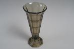 Vase Scailmont art déco en verre fumé - Années 30, Ophalen of Verzenden