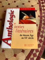 Anthologie de textes littéraires du moyen âge au XXe siécle, Zo goed als nieuw