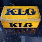 Vintage blik bougies KLG, Verzamelen, Merken en Reclamevoorwerpen, Ophalen of Verzenden, Zo goed als nieuw