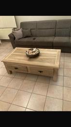 Table basse en chêne, 100 à 150 cm, Moins de 50 cm, Comme neuf, Enlèvement