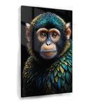 Peinture sur verre de portrait de singe enchanteur avec plu, Maison & Meubles, Accessoires pour la Maison | Peintures, Dessins & Photos