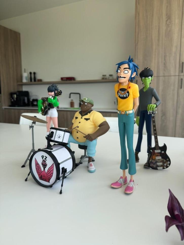 Superplastic x Gorillaz Song Machine Band Full Set Figure, Verzamelen, Complete verzamelingen en Collecties, Ophalen