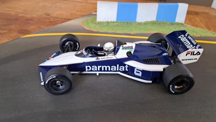 Brabham BMW BT52 F1 #6 1983 R. Patrese Minichamps, Hobby en Vrije tijd, Modelauto's | 1:18, Gebruikt, Auto, MiniChamps, Ophalen of Verzenden