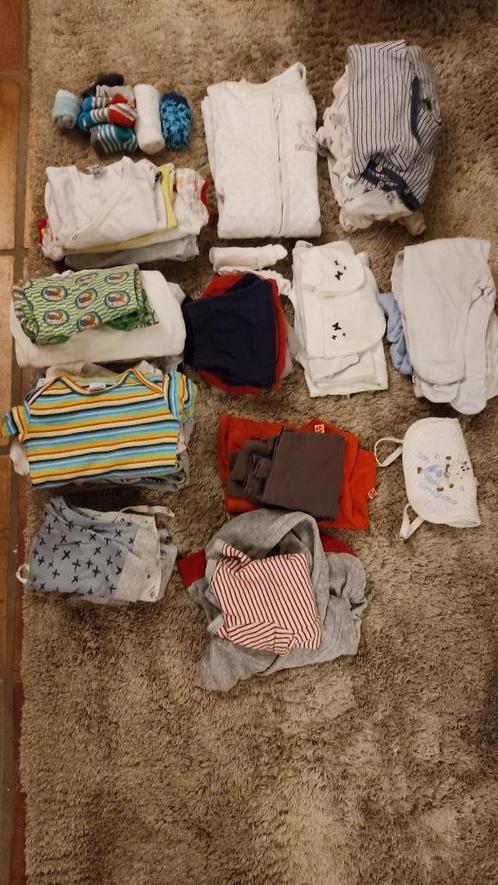 Uitgebreide set babykleertjes (+40 stuks) 56 nette staat, Kinderen en Baby's, Babykleding | Maat 56, Gebruikt, Jongetje of Meisje
