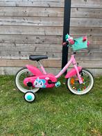 B’twin Unicorn kinderfiets, Fietsen en Brommers, Ophalen, Zijwieltjes, Gebruikt, Minder dan 16 inch