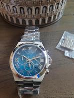 Titanio Augustus 24G.BL.02 horloge t.w.v € 499 nieuw!, Enlèvement ou Envoi, Neuf, Bleu