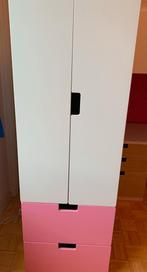 Armoire enfant IKEA modèle STUVA rose et blanc, 105 cm ou plus, Enlèvement, Utilisé, 50 à 70 cm