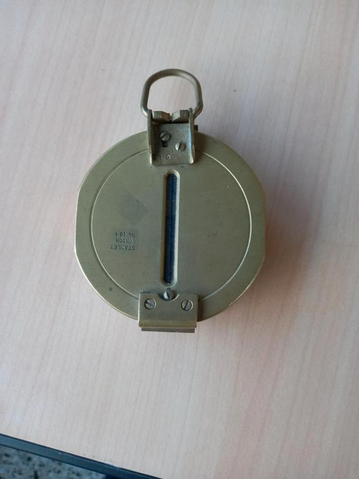 superbe ancienne grosse boussole stanley, Antiquités & Art, Antiquités | Bronze & Cuivre, Enlèvement ou Envoi