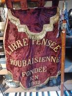 Franse vlag # 3 " Libre Pensée de Roubaix " 1902, Ophalen