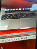 MacBook proI9/32GB/1RB SSD:, Computers en Software, Ophalen of Verzenden, Zo goed als nieuw, MacBook
