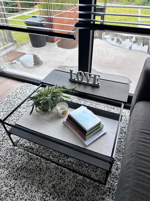 Salontafel, Huis en Inrichting, Tafels | Salontafels, Minder dan 50 cm, 50 tot 100 cm, 50 tot 100 cm, Vierkant, Ophalen