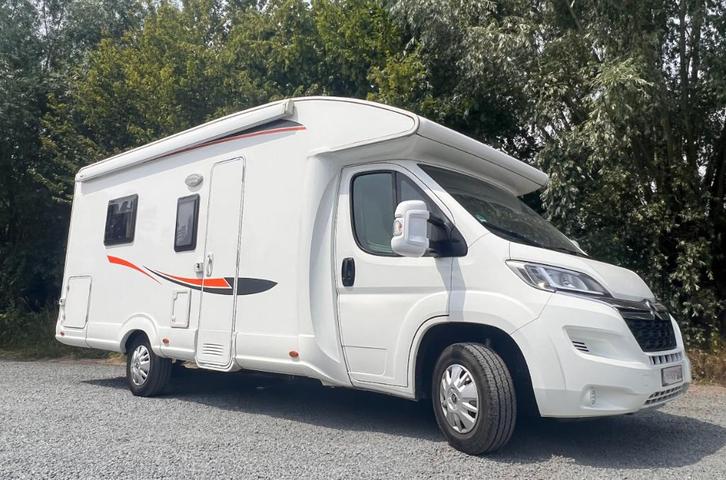 Nette en verzorgde Mobilhome te koop., Caravans en Kamperen, Mobilhomes, Particulier, tot en met 6, Half-integraal, Overige merken
