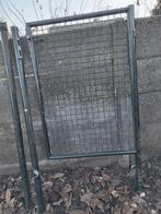 Poortje zwart met hek, Tuin en Terras, Ophalen, Zo goed als nieuw