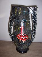 vintage Spaanse vaas, Huis en Inrichting, Woonaccessoires | Vazen, Ophalen of Verzenden, Gebruikt, Zwart
