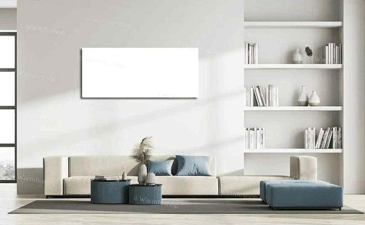 Infrarood Paneel Verwarming 1250W | Wit, Doe-het-zelf en Bouw, Verwarming en Radiatoren, Zo goed als nieuw, Radiator, 800 watt of meer