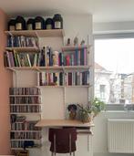 Boekenrek met bureautje // wit-hout, Huis en Inrichting, 150 tot 200 cm, Zo goed als nieuw, Ophalen