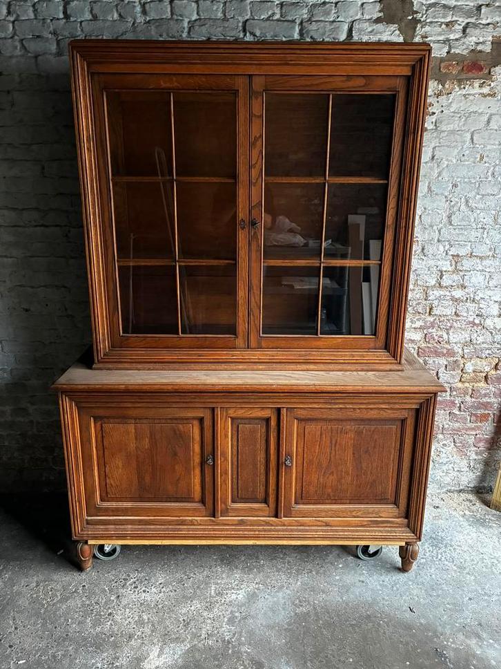 Vitrinekast, Antiek en Kunst, Antiek | Meubels | Kasten, Ophalen