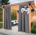 Set gordijnen voor buiten waterdicht klittenband 132 x 243cm, Tuin en Terras, Ophalen of Verzenden, Nieuw