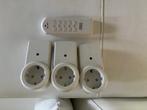 Ecolite set van 3 op afstand bediende stopcontacten, Ophalen of Verzenden, Nieuw, Stopcontact